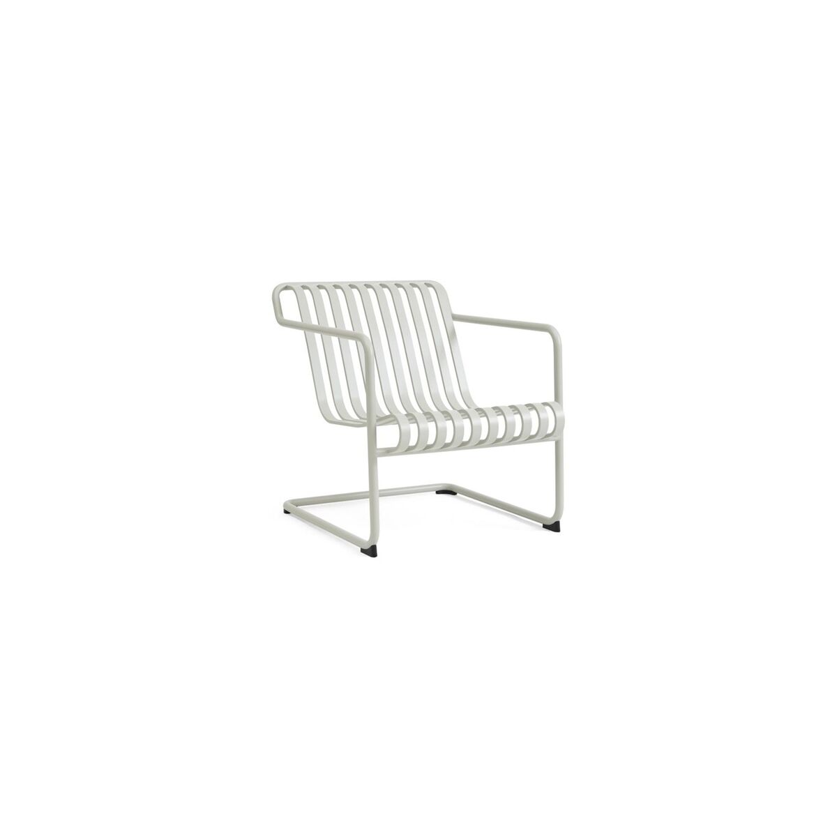 Palissade Freischwinger-Sessel Low Sky Grau