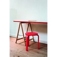 Stool 60 Stool Birch/ Red