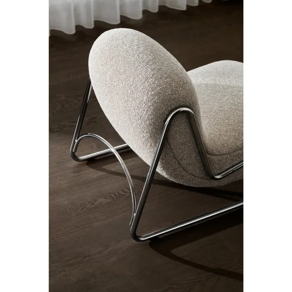 Sillón Boho Cromo/Sahco Zero 0012