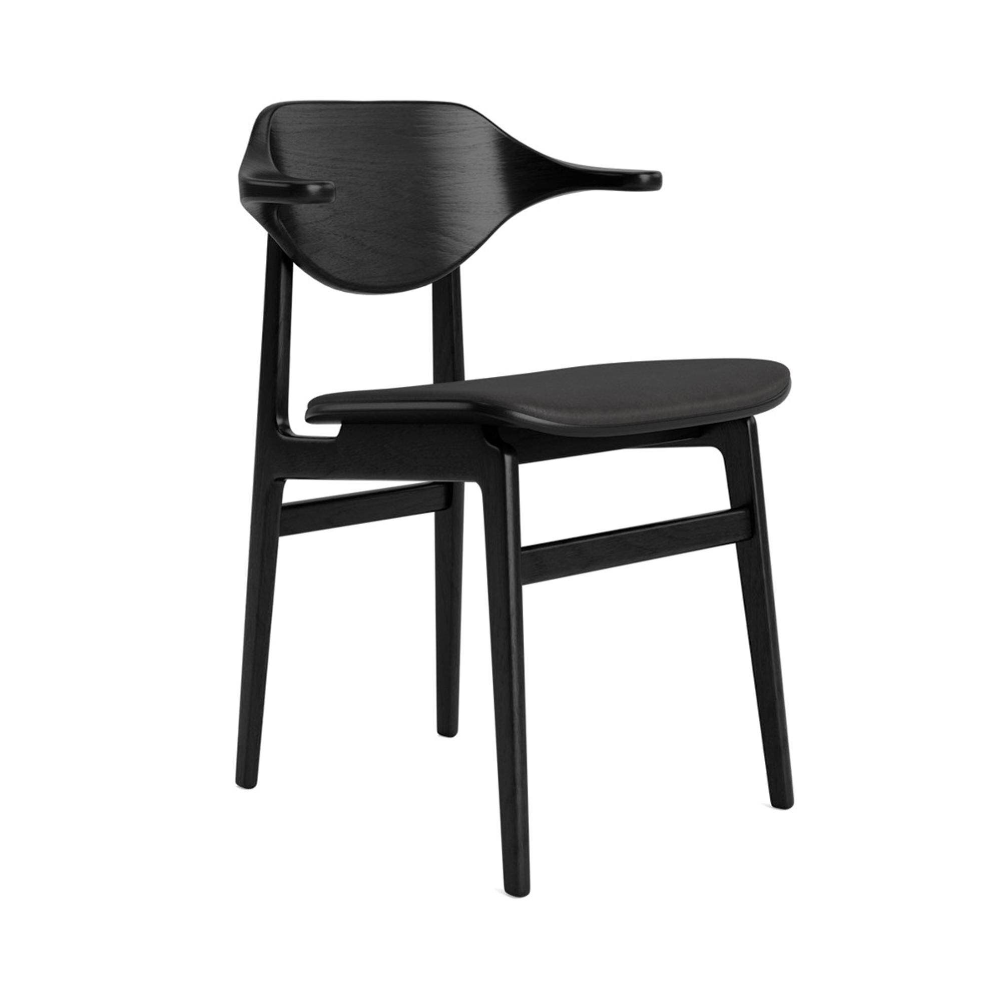 Bufala Spisebordsstol Med Polstret Sde Sort Eg/Antracit 21003