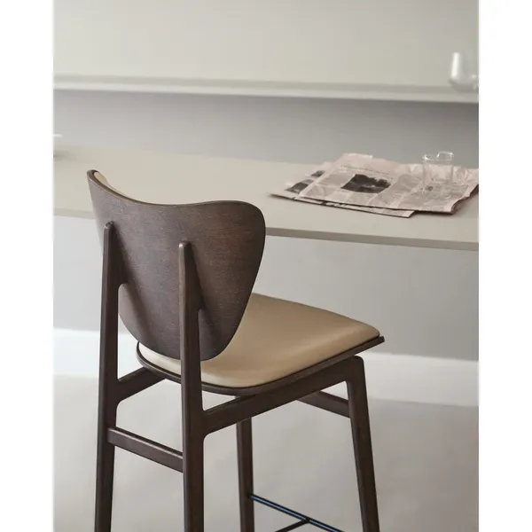 Elefanten-Barhocker H75 Dunkel Geräucherte Eiche/Anthrazit 21003