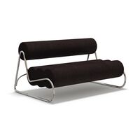 Fave 2-Sitzer-Sofa Chrom/Baru 0390
