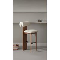 Hippo Barhocker H65 Natur Eiche/Kamel 21004