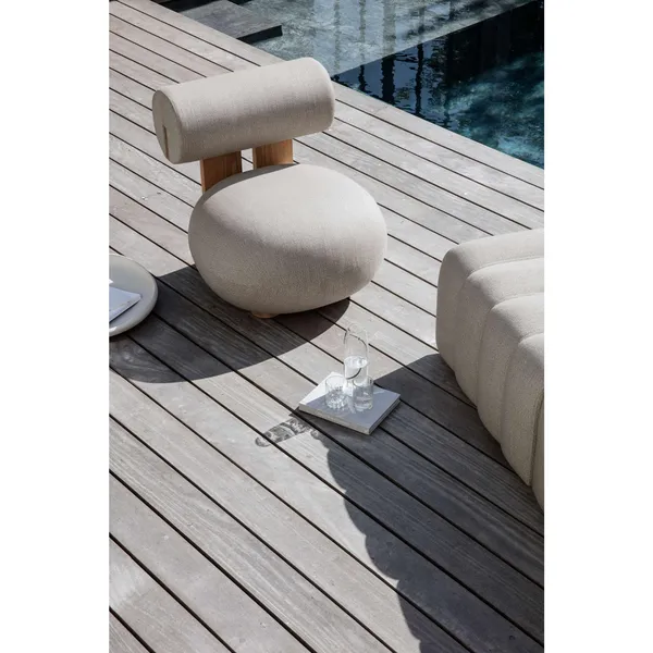 Poltrona da Esterno Hippo Savane Coconut J233