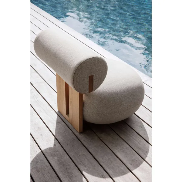 Poltrona da Esterno Hippo Savane Coconut J233