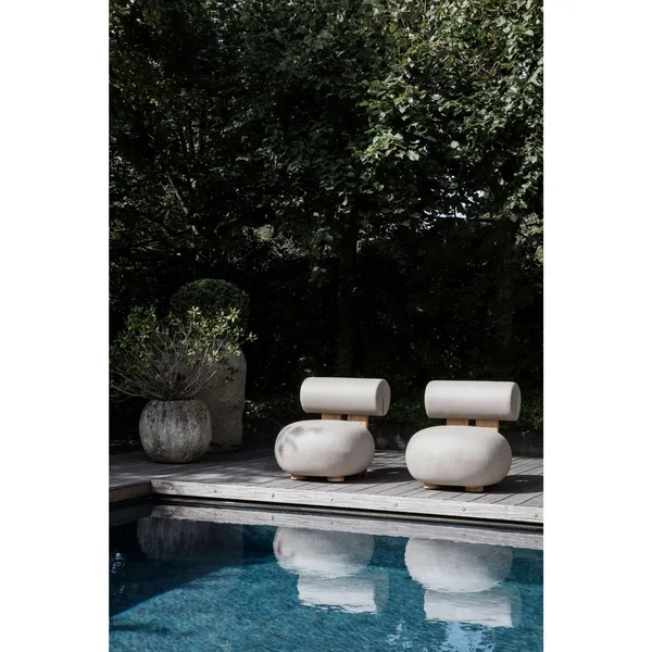 Poltrona da Esterno Hippo Savane Coconut J233