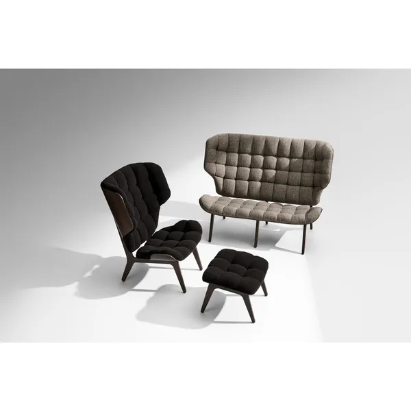 Mammoth Hocker Dunkel Geräucherte Eiche/Anthrazit 21003