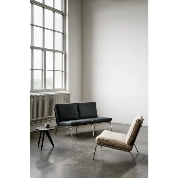 Herren-2-Sitzer-Sofa Anthrazit 21003