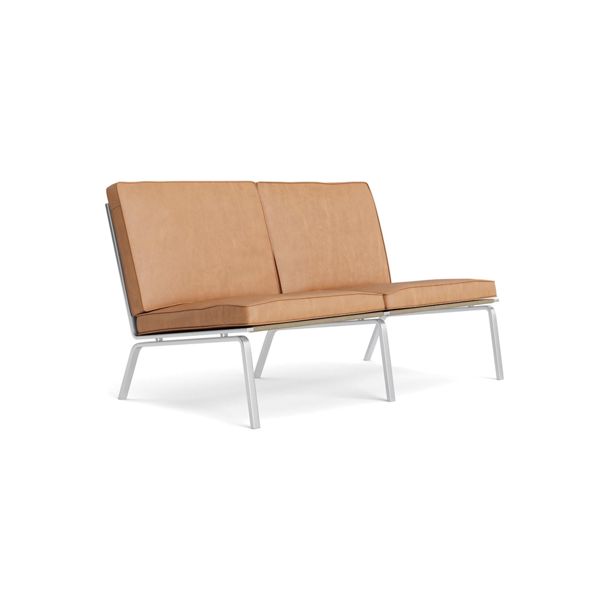Man 2-Personers Sofa Camel 21004