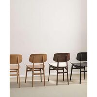 NY11 Spisestol Sort eik/Antrasitt 21003