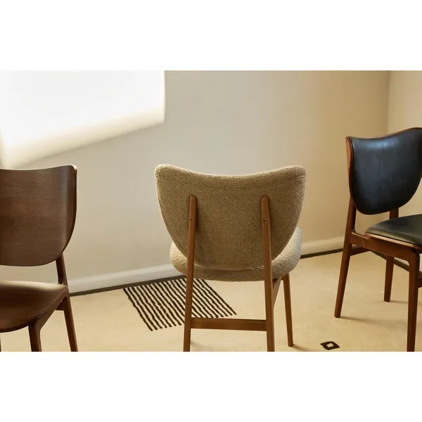 Sedia da Pranzo Elephant Nero in Rovere Nero/antracite 21003