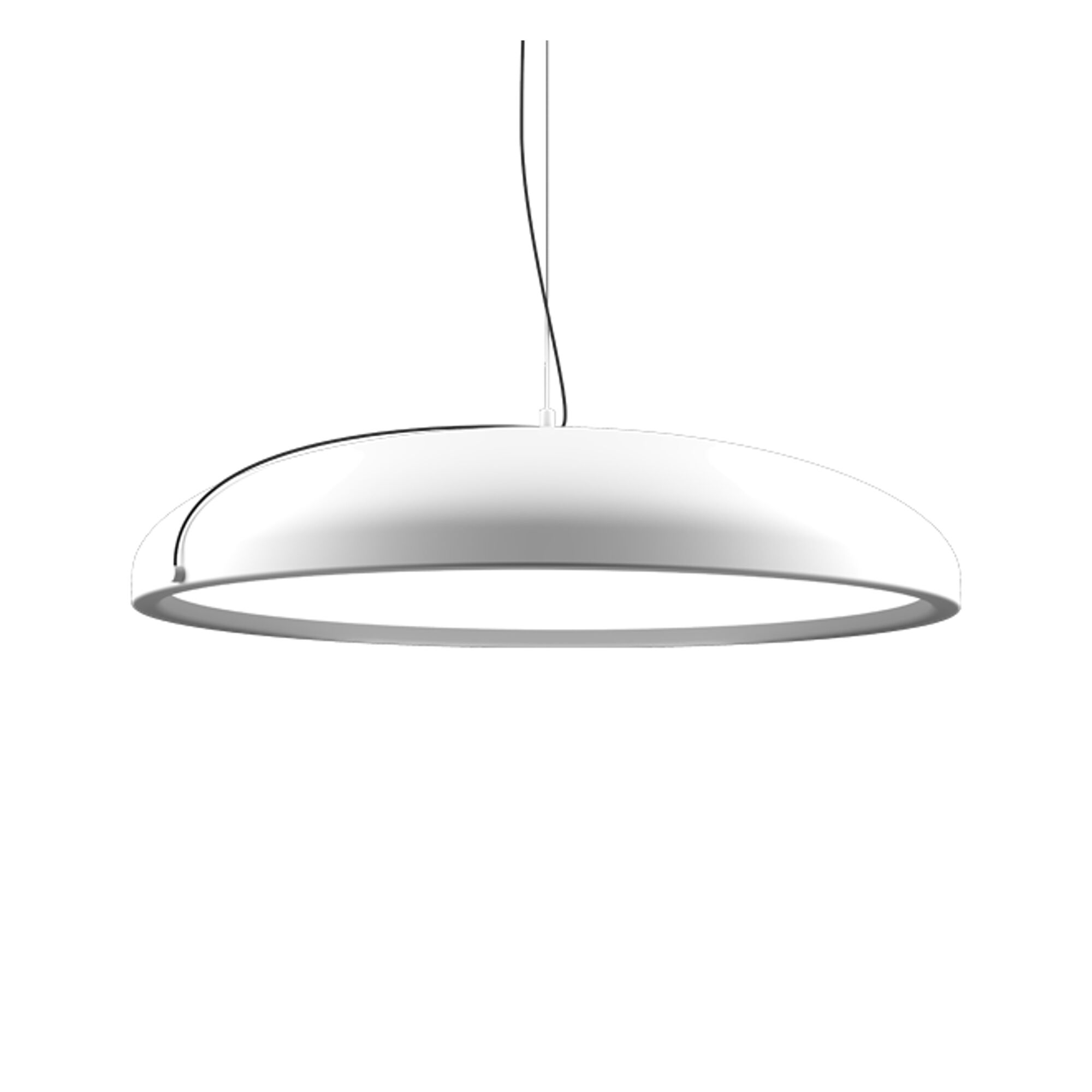 Dawn S Taklampa &Oslash;80 Matt Vit