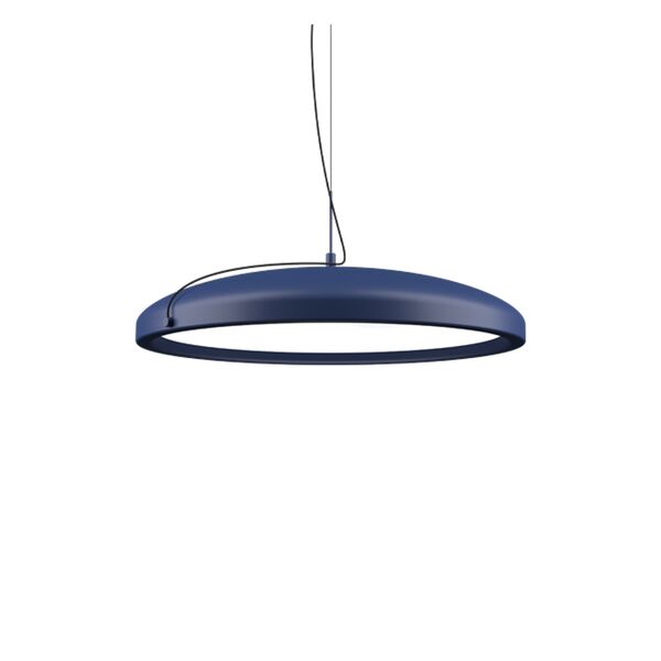 Lampadario A Sospensione Dawn S Ø60 Blu Notte Opaco