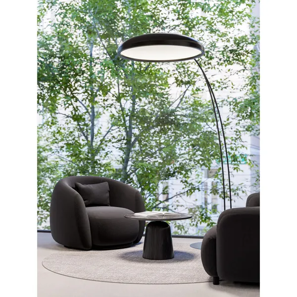 Dawn F Vloerlamp Mat Wit