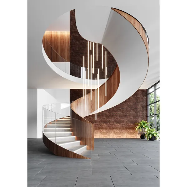 Lysabel Hanglamp L156 Geborsteld Brons