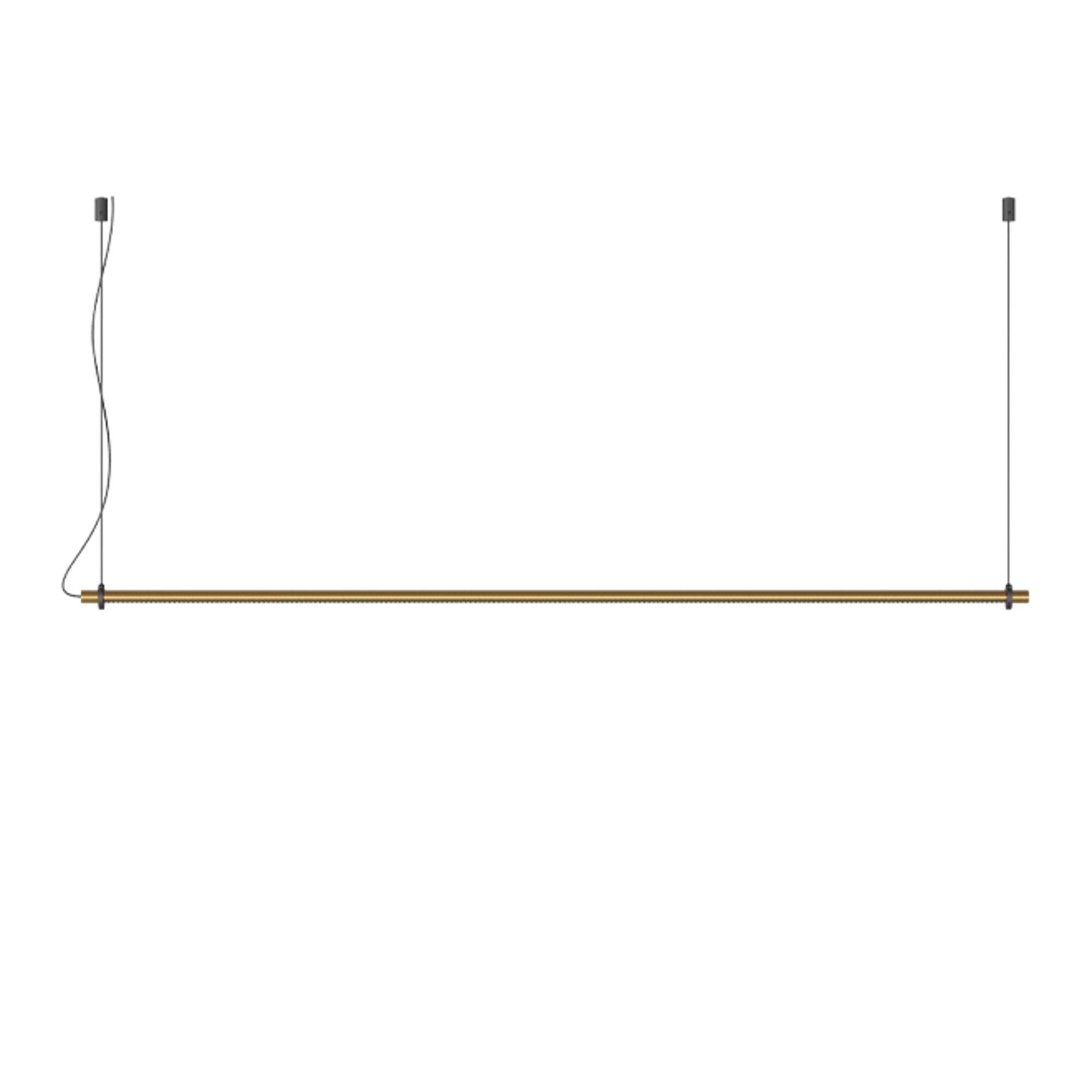 Gramm Duo Taklampa L126 Borstat Guld