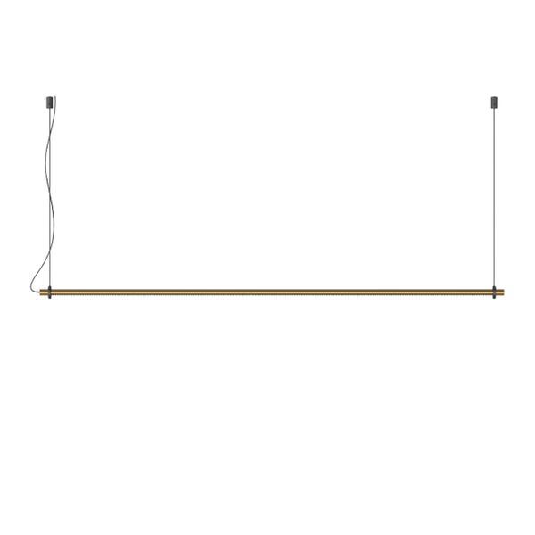 Lampada A Sospensione Gramm Duo L126 in Oro Lampadario