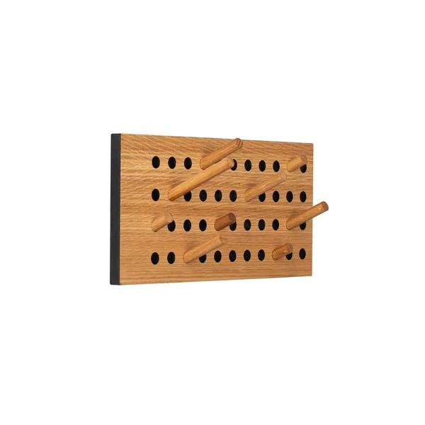 Scoreboard Horizontal Coat Rack Small Oak