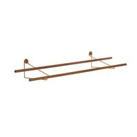 Schoenenrek Schoenenplank Eiken/ Messing