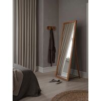 Solid 3 Coat Rack Oak