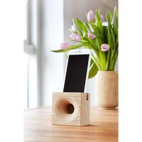 Sono Ambra Luidsprekers voor Telefoons, Wit met Zeep Behandeld Eikenhout