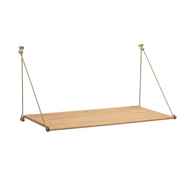 Loop Skrivebord Eg/Messing