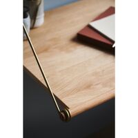 Loop Desk Eik/ Messing