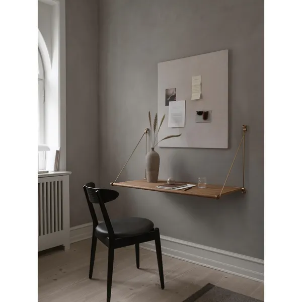 Loop Desk Eik/ Messing