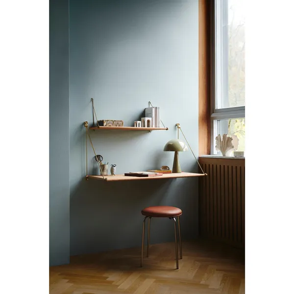 Loop Desk Eik/ Messing