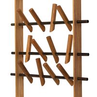 -kledningsstativ Eik/ Sort
