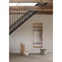 -kledningsstativ Eik/ Messing