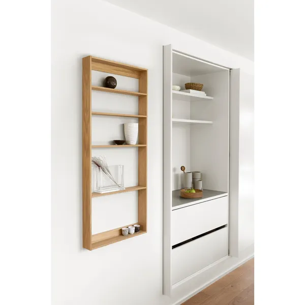 Five Square Shelf Oak