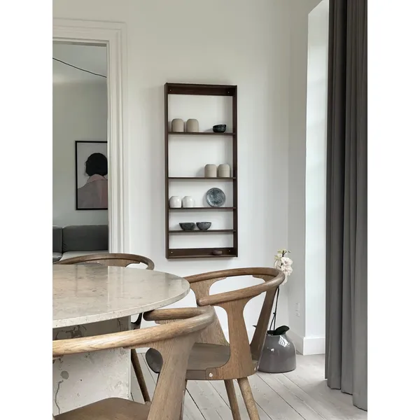 Five Square Shelf Gerookt Eiken