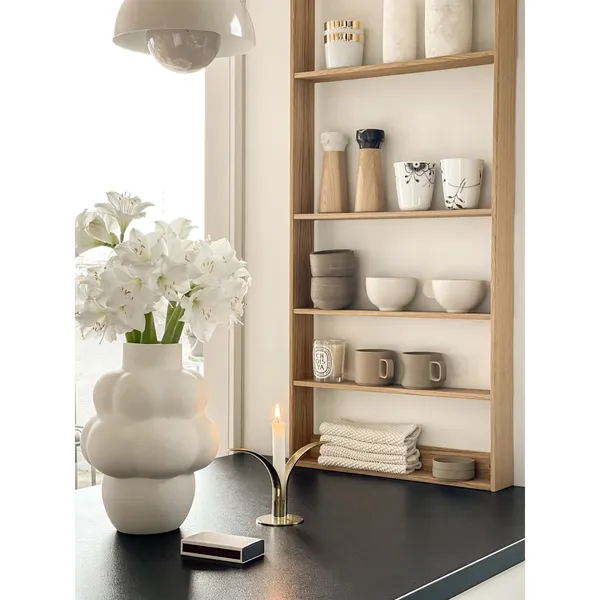 Five Square Shelf Gerookt Eiken