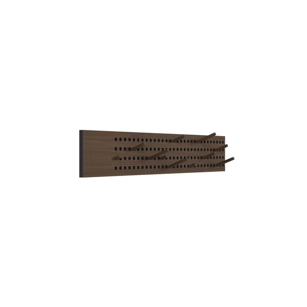 Tableau de Score en Bois Porte-manteau Horizontal Grand en Chêne Fumé