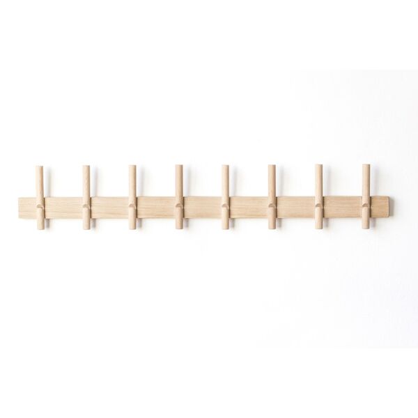 Garderobenständer Aus Holz 98 Cm Helle Eiche