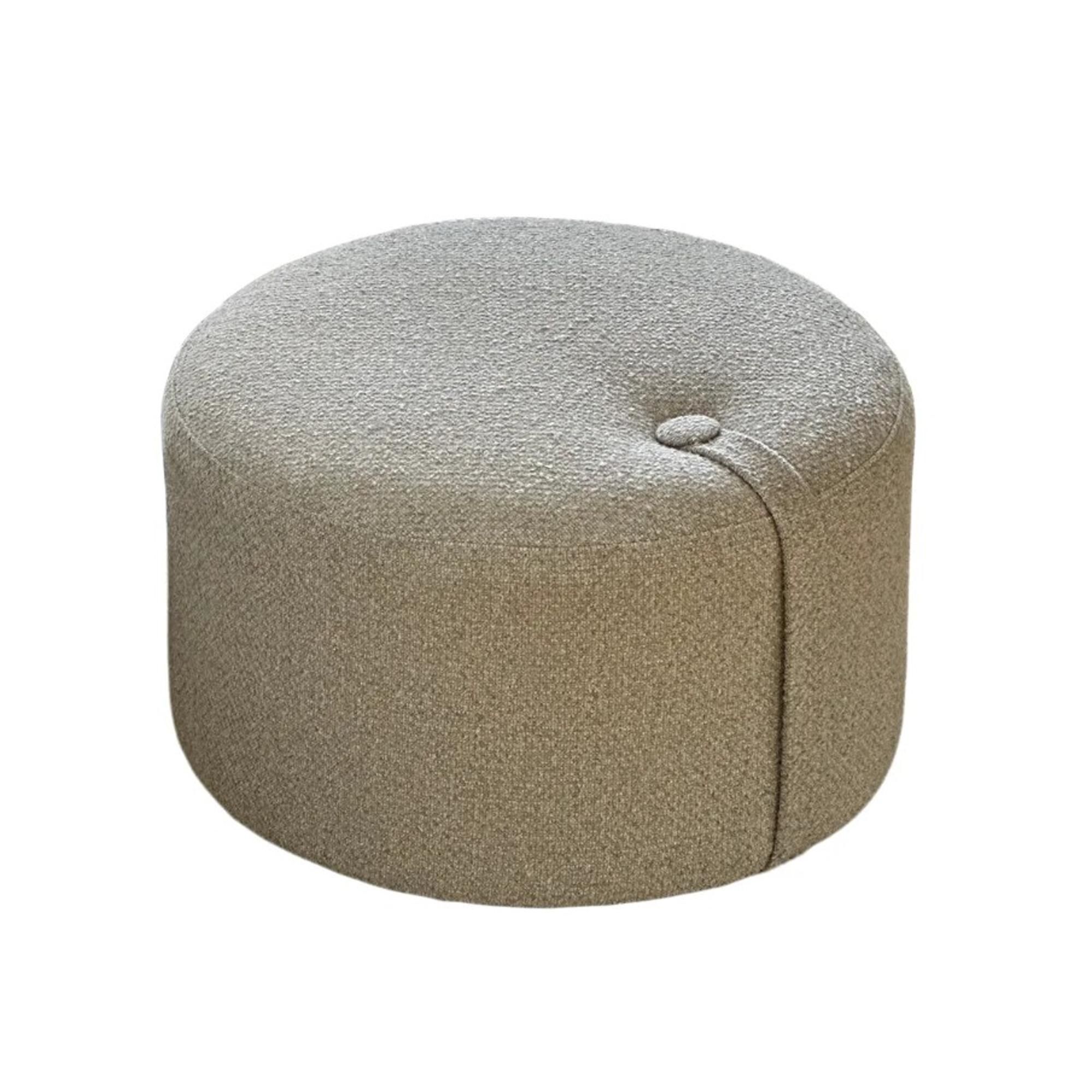 Designbite Pouf Extra Grand en Bois Naturel