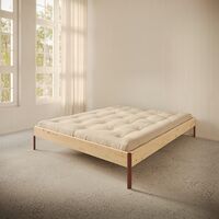Core Bedframe 140x200 Raw/Terra Red
