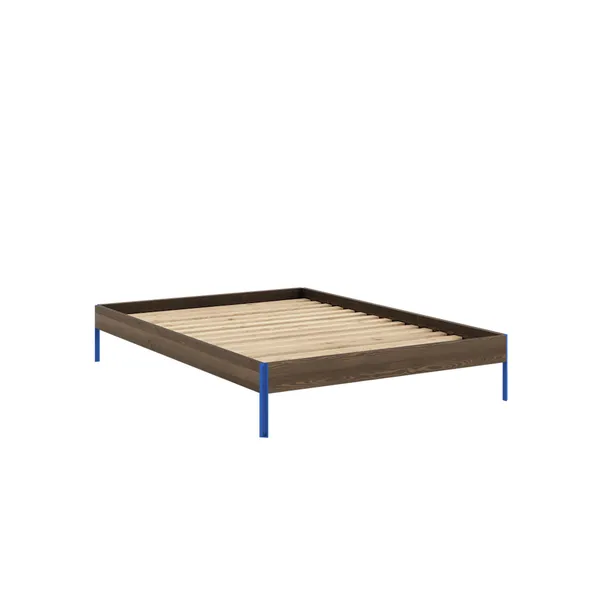 Core Bed Frame 140x200 Carob Brown/Vivid Blue
