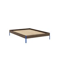 Core Bed Frame 140x200 Carob Brown/Vivid Blue