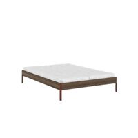 Core Bed Frame 140x200 Carob Brown/Terra Red