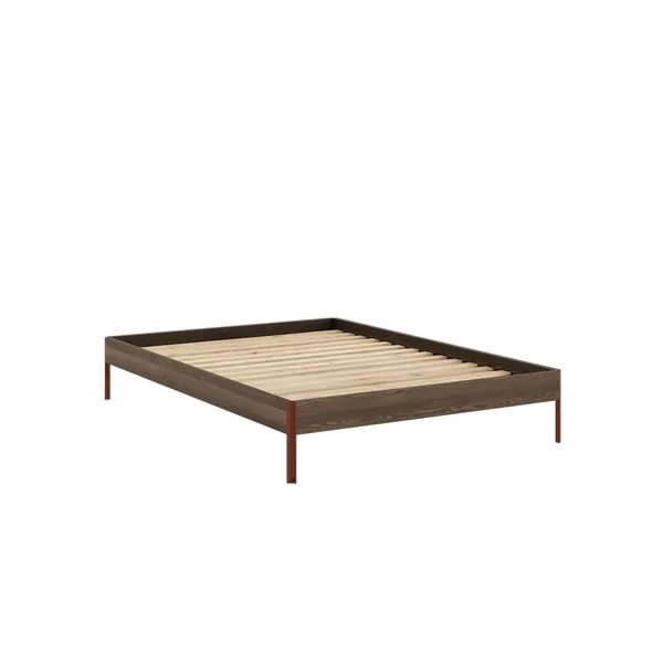 Core Bed Frame 140x200 Carob Brown/Terra Red