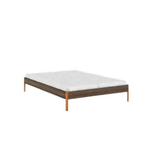 Core Sengeramme 140×200 Carob Brun/ Oransje