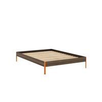 Core Bed Frame 140x200 Carob Brown/Solar Orange
