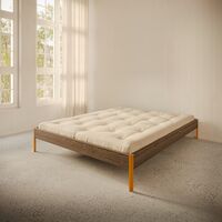 Core Bed Frame 140x200 Carob Brown/Solar Orange
