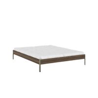 Core Bed Frame 160x200 Carob Brown/Sage Green