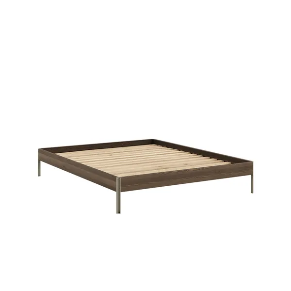 Core Bed Frame 160x200 Carob Brown/Sage Green