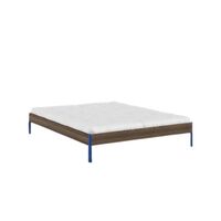 Core Bed Frame 160x200 Carob Brown/Vivid Blue