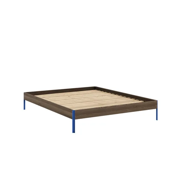 Core Bed Frame 160x200 Carob Brown/Vivid Blue
