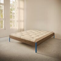 Core Bed Frame 160x200 Carob Brown/Vivid Blue